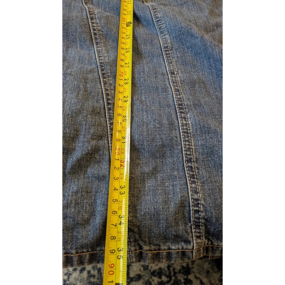 Tommy Hilfiger Maxi Jean Skirt Size 10, Y2k, Vintage, Clip Closure/Buttons - Picture 5 of 8